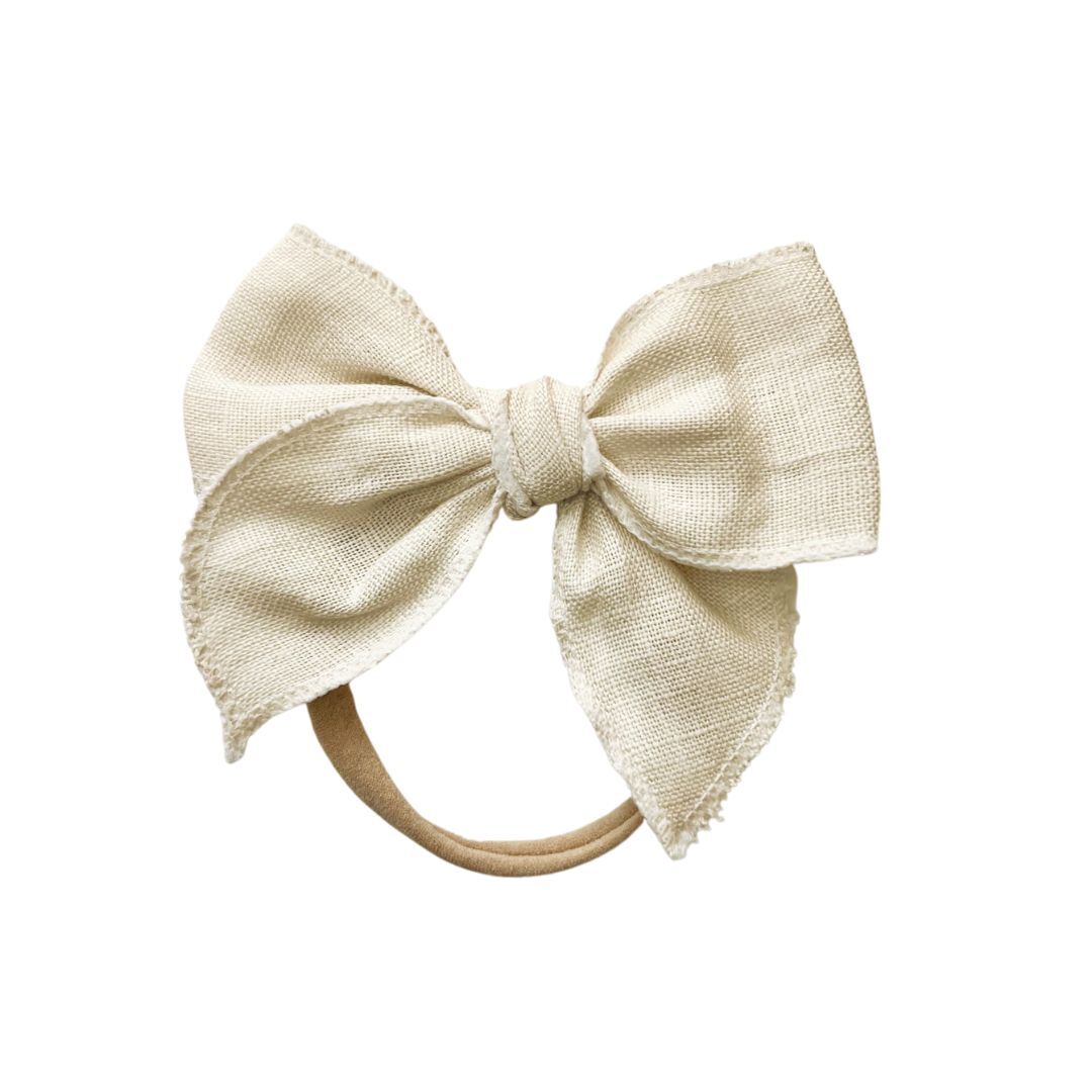 Bow Headband Fable Cream