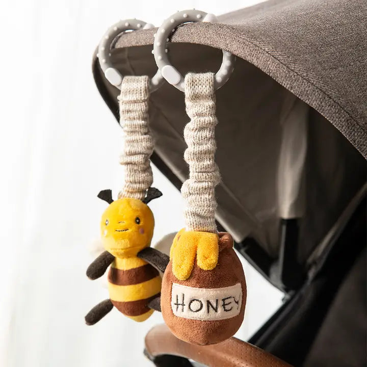 Bee and Honey Pot Stroller Toys