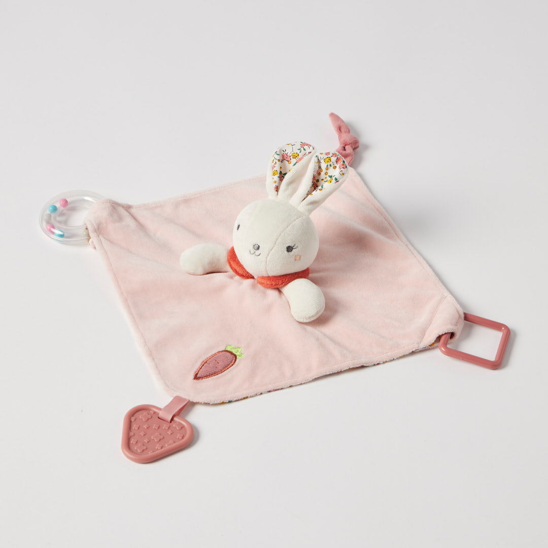 Hugglies Bunny Comforter Pink