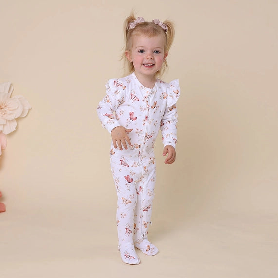 Butterfly Organic Snuggle Sleepsuit