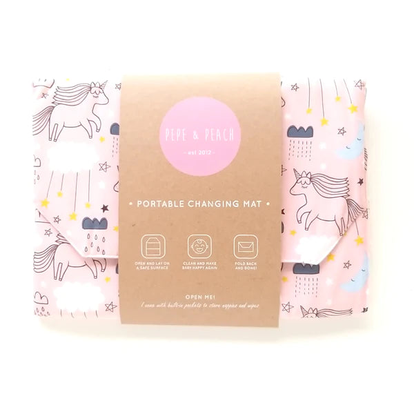 Change Mat Unicorn Pink