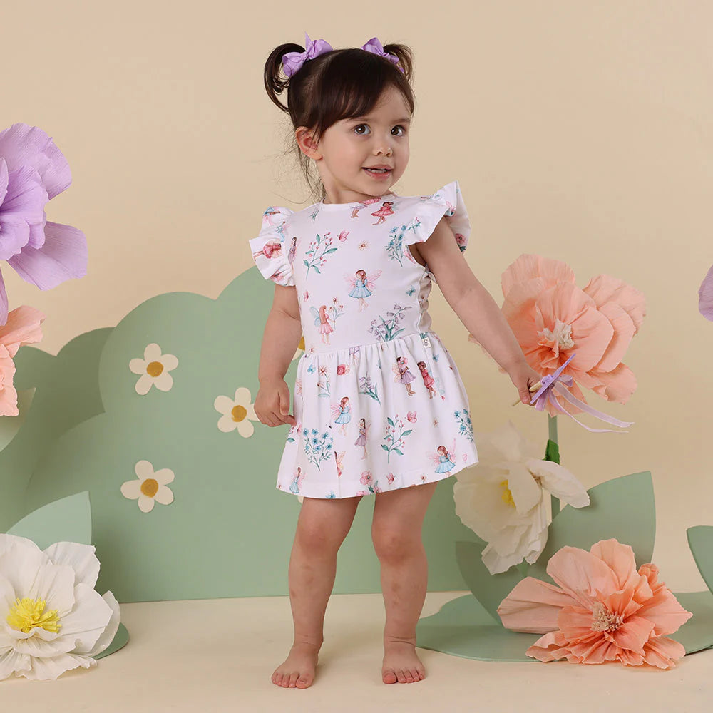 Fairy Garden Short Sleeve Organic Dress