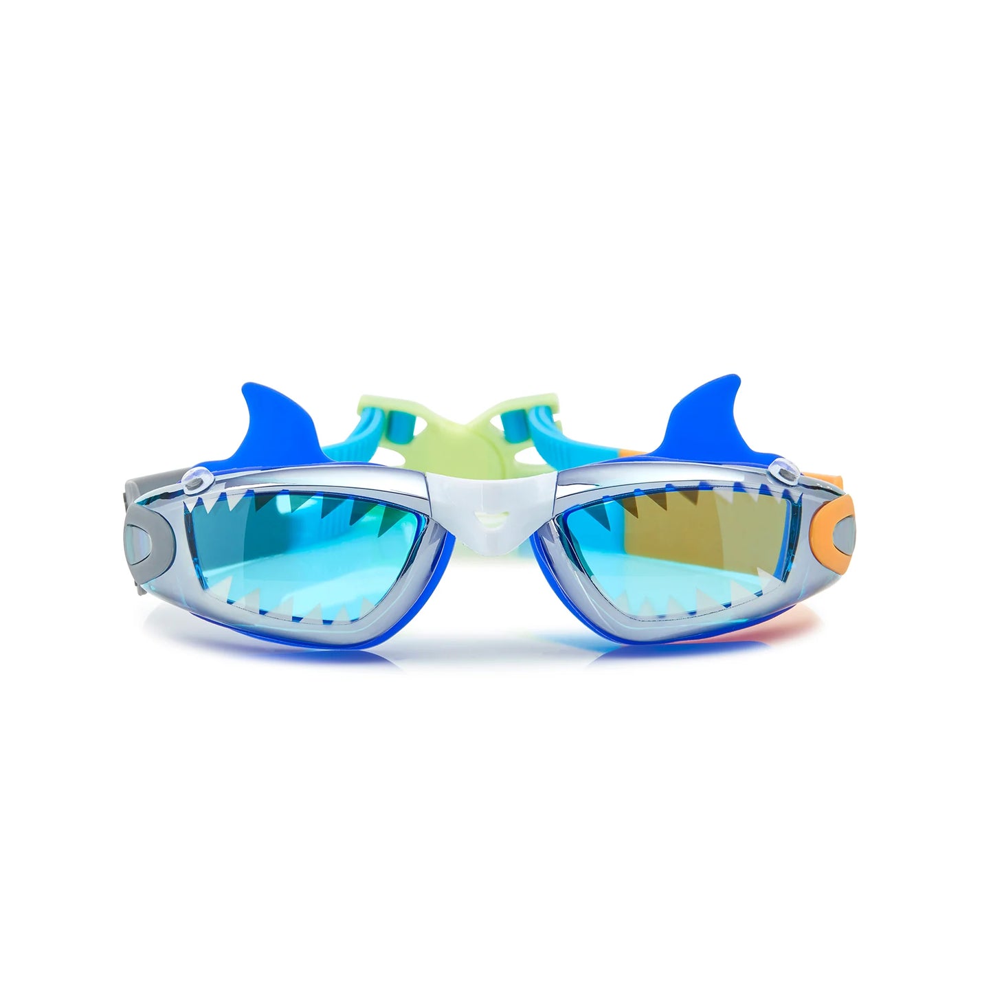 Swimming goggles, jaws the shark blue