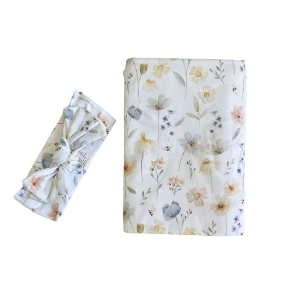 Swaddle Organic Jersey Set Meadow