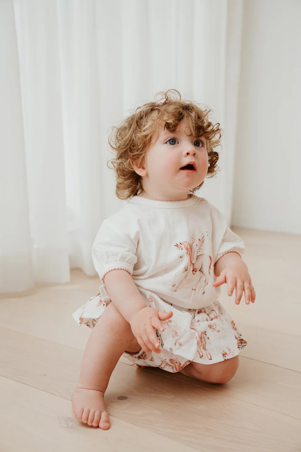 Magical Unicorns Ruffle Bloomers