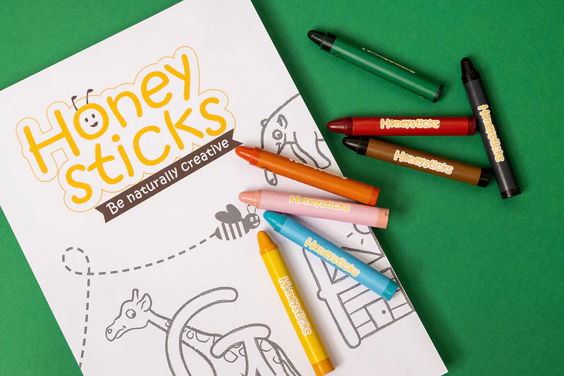 Honeysticks Jumbo Posters and Crayon Activity Set