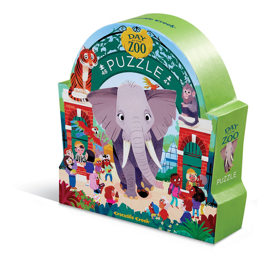 Day at The Zoo Puzzle  48 piece
