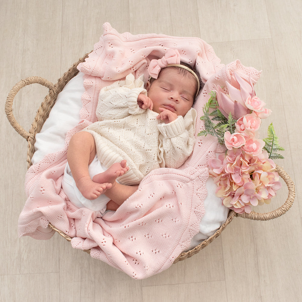 Heirloom Blanket Blush