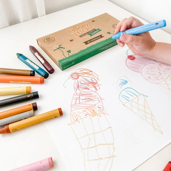 Honeysticks Jumbo Crayons 16 pack