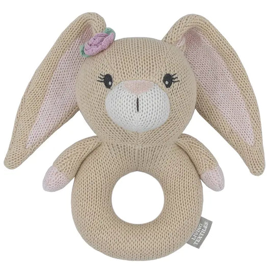 Rattle Amelia the Bunny Knitted