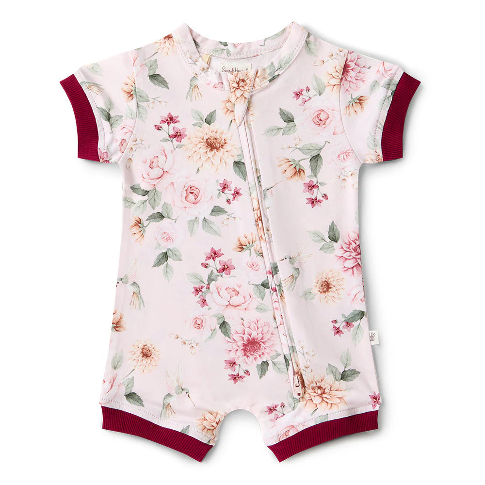 Birds and Bloom Shortie Romper