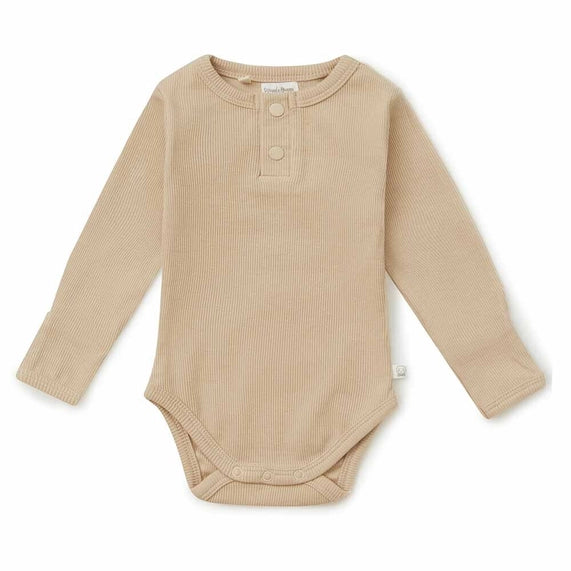 Bodysuit Long Sleeve Pebble