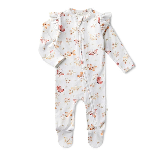 Butterfly Organic Snuggle Sleepsuit