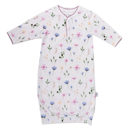 Sleepsuit newborn floral fleur