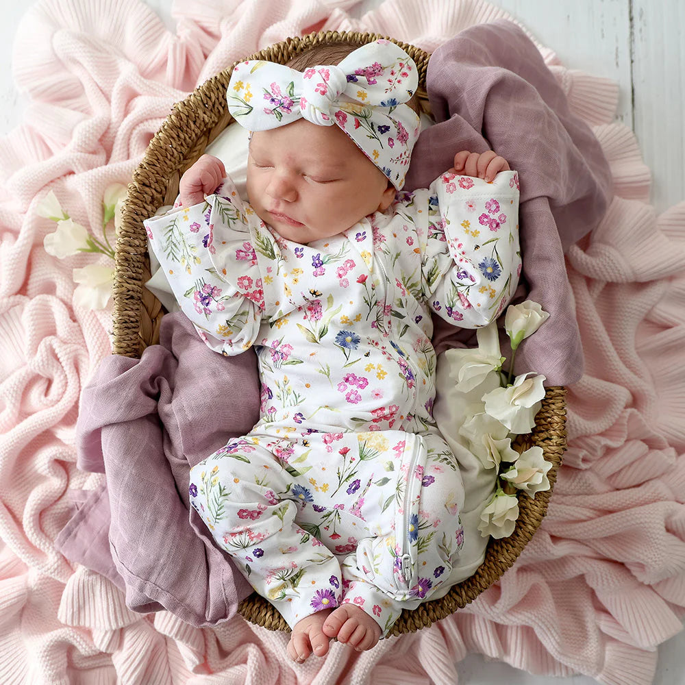 Gracie Organic  Snugglesuit Romper