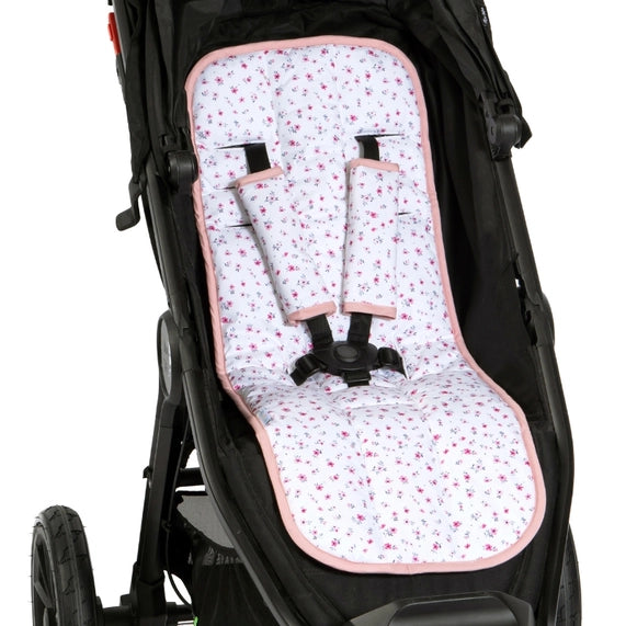 Pram Liner Ice Cooling Pink Petals