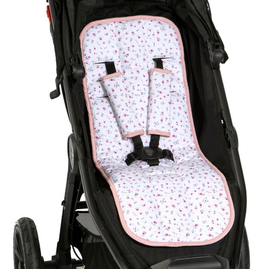 Pram Liner Ice Cooling Pink Petals