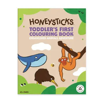 Honeystick's Toddler First Colouring Book