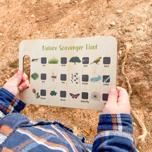 Scavenger Hunt Board Nature