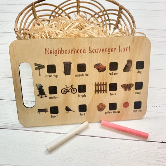 Scavenger Hunt Board Neighbourhood