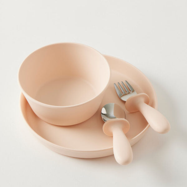 Plate and Bowl Set Pink