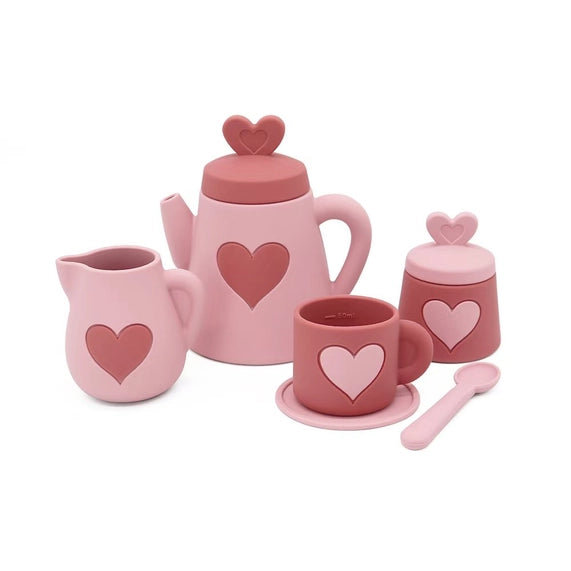 Tea Set Pink Silicone