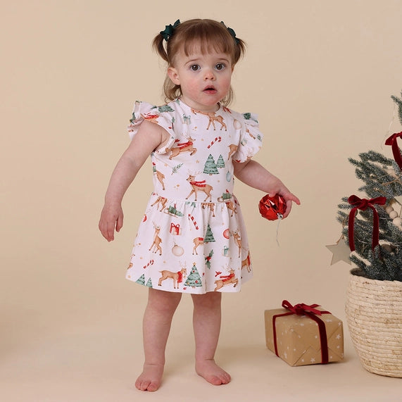 Prancer and Friends Organic Dress