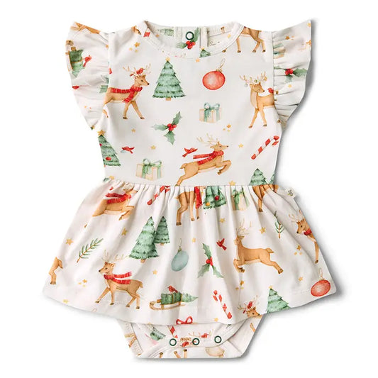 Prancer and Friends Organic Dress