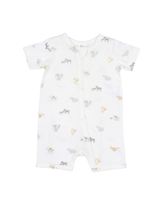 Romper Short Sleeve Safari