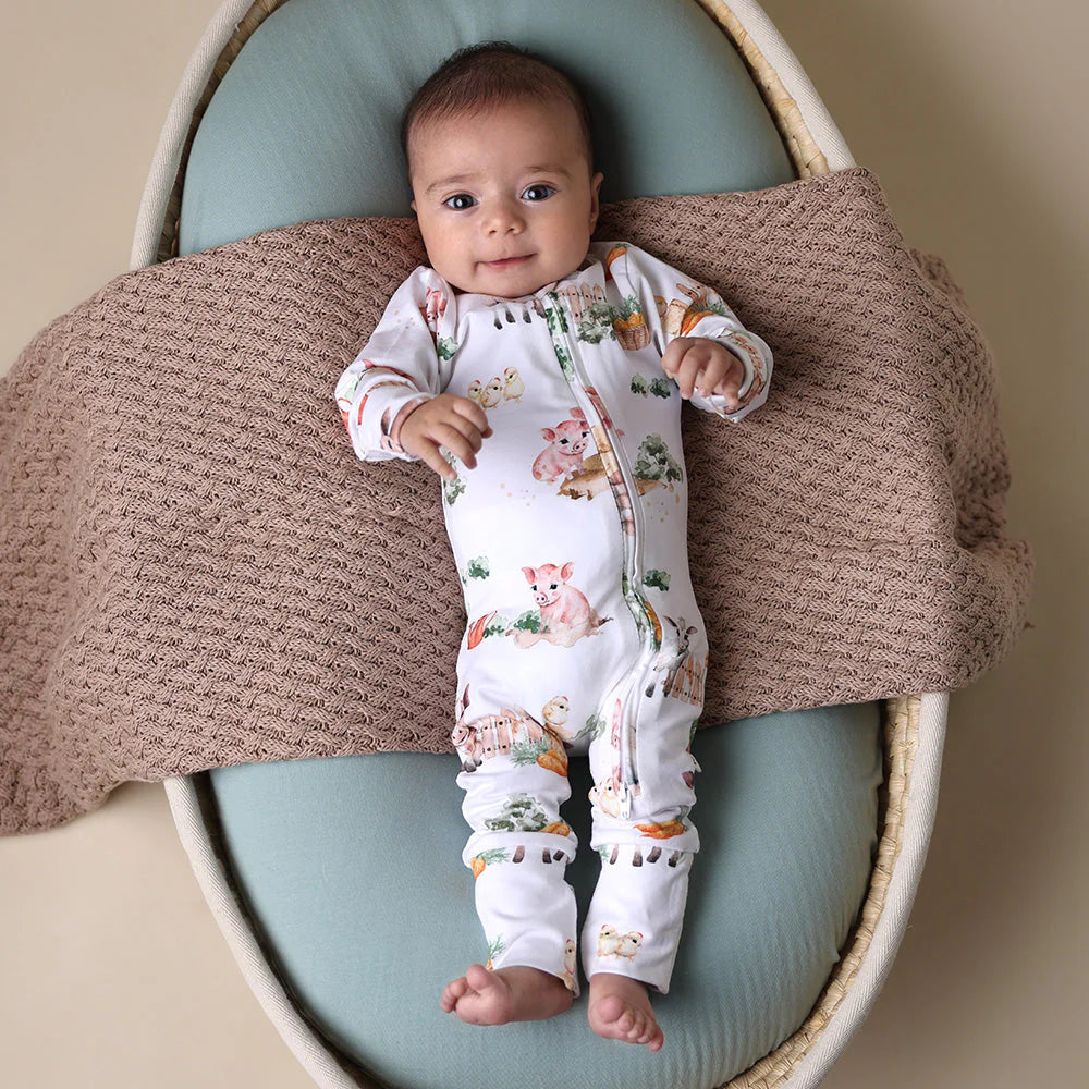 Farm Organic Snugglesuit Romper