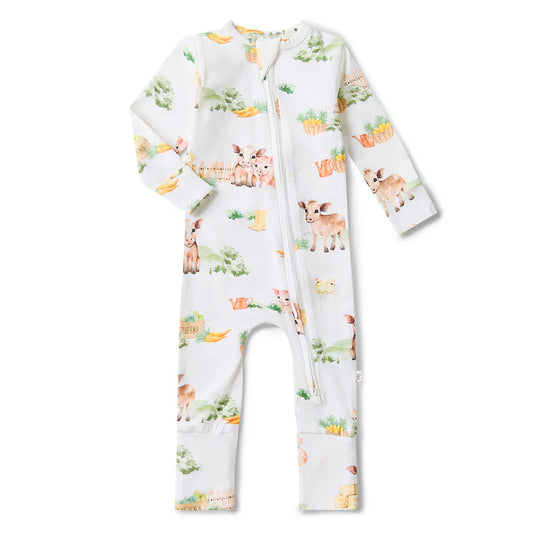 Farm Organic Snugglesuit Romper