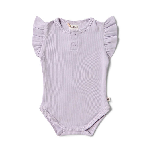 Lavender Short Sleeve Bodysuit