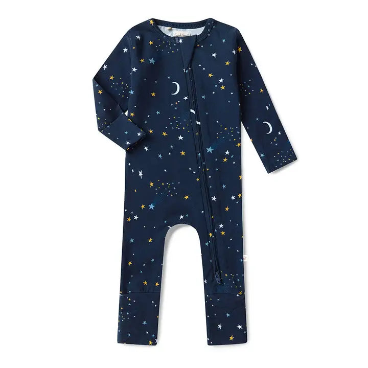 Starry Night Snugglesuit Romper