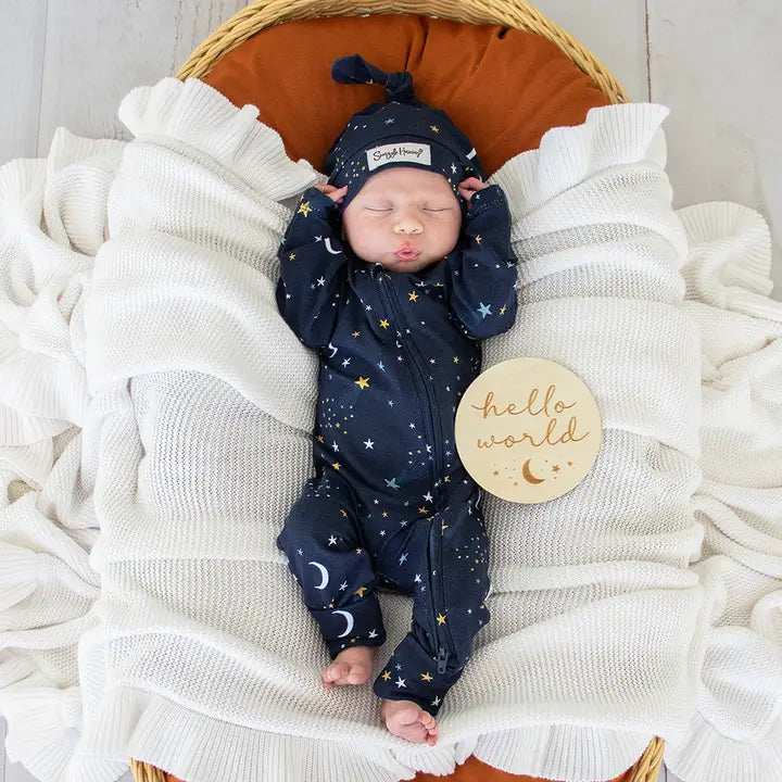 Starry Night Snugglesuit Romper