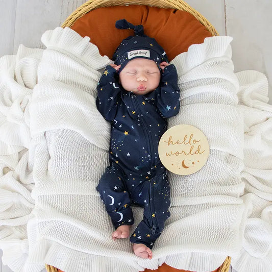 Starry Night Snugglesuit Romper