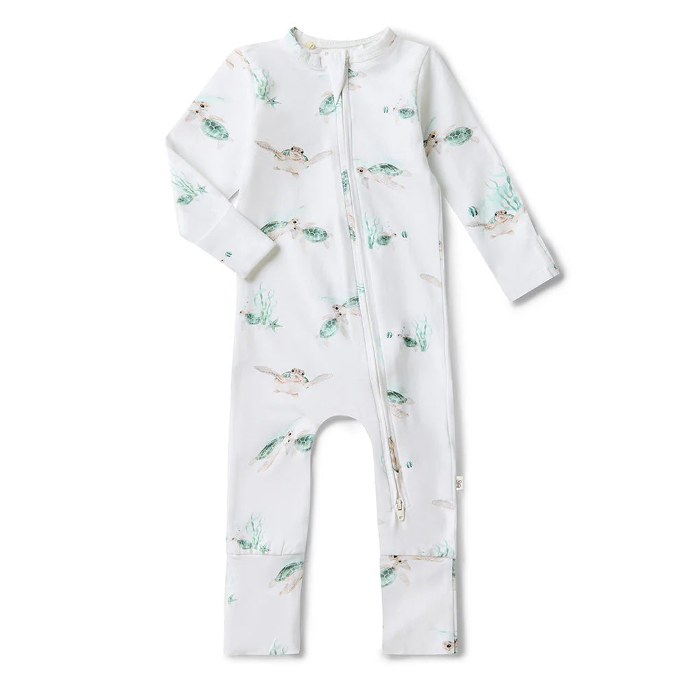 Turtle Organic Convertible Romper