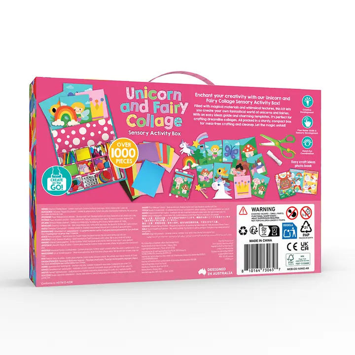 Unicorn And Fairy Collage Activity Box