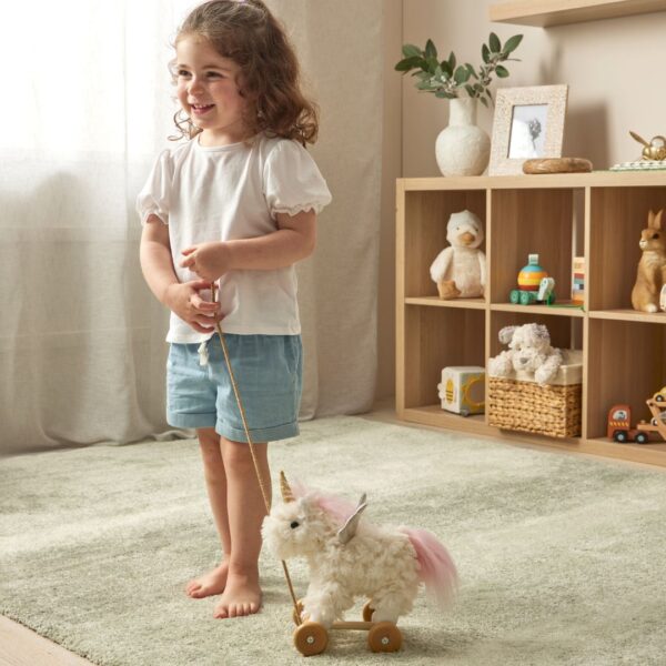 Plush Pull Along Unicorn