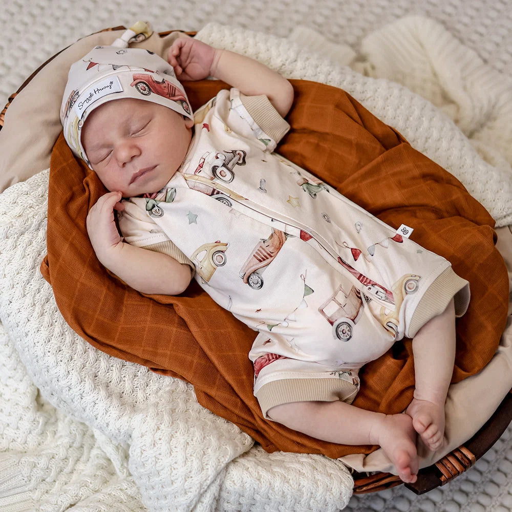 Vintage Cars Snuggle Shortie