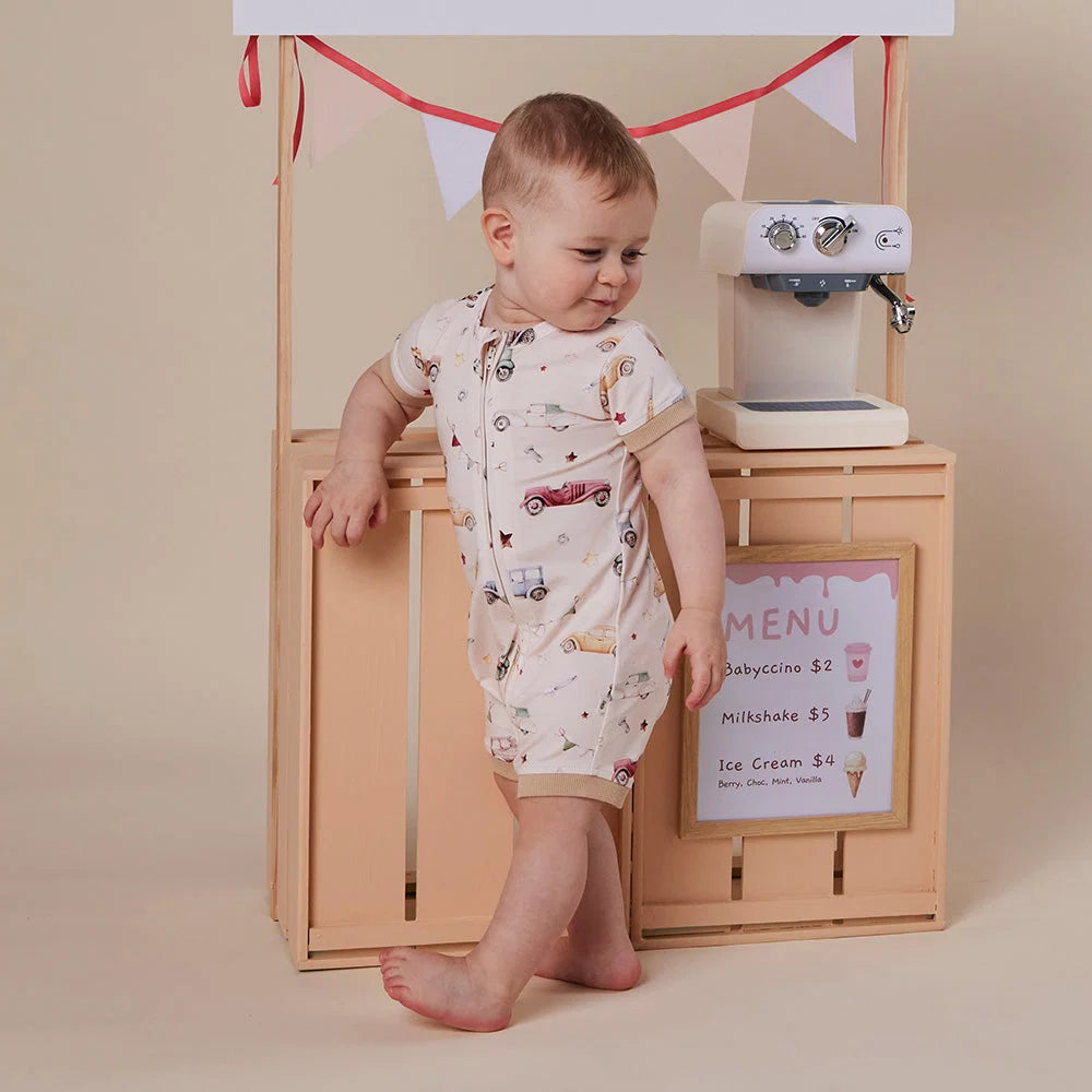 Vintage Cars Snuggle Shortie